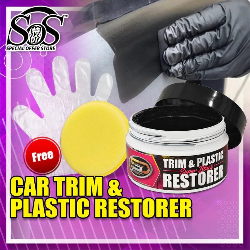 Trim & Plastic Restorer Black Paint 50 gm (Pack of 1)